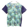 KENZO JUNGLE Made In Japan Botanical Short Sleeve T-shirt M Purple Women Used