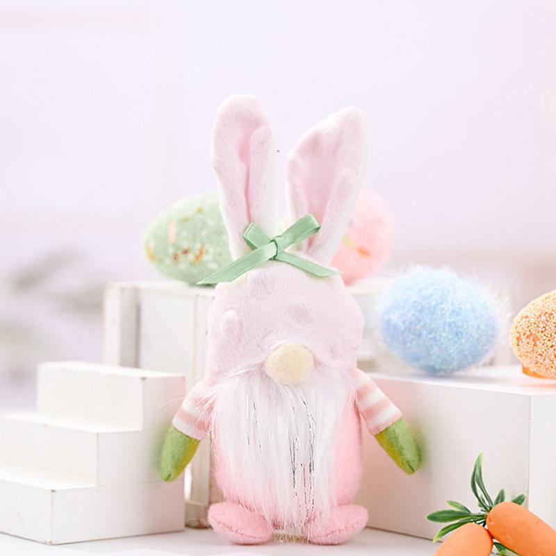 Velikonoční Králíček Gnóm Barevný Králíček Plyšový Závěsný Sváteční Party Potřeby Plyšový Králík Goblin Dekorace Pro Obývací Pokoj Poličku Dům