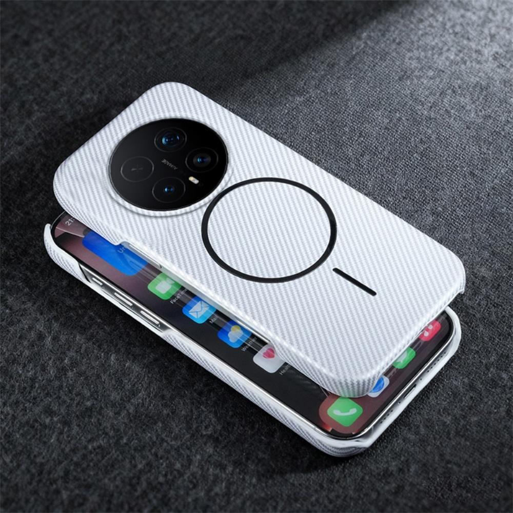 

Luxury HalfFrame Carbon Fiber Kevlar For Magsafe Magnetic Phone Case For Honor 500 400 Magic 8 7 Pro Wireless Charge Matte Cover Honor 500