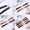And Versatile Belt Slimming With Retro  Buckle Belt Decoration Dress