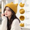Cat Ear Pattern Cat Ear Beret Soft Touch Wool Beret Hat New Painter Hat