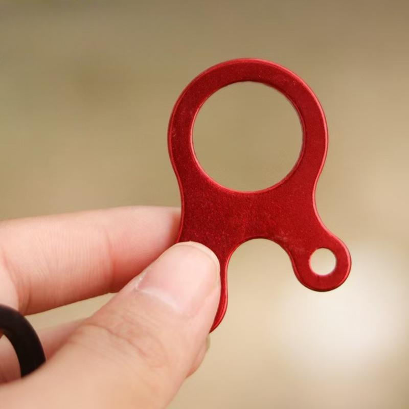 Lightweight 3 Hole Snail Guy Line Adjuster Tent Wind Rope Fastener Anti Slip Cord Tensioner Outdoor Camping Equipment