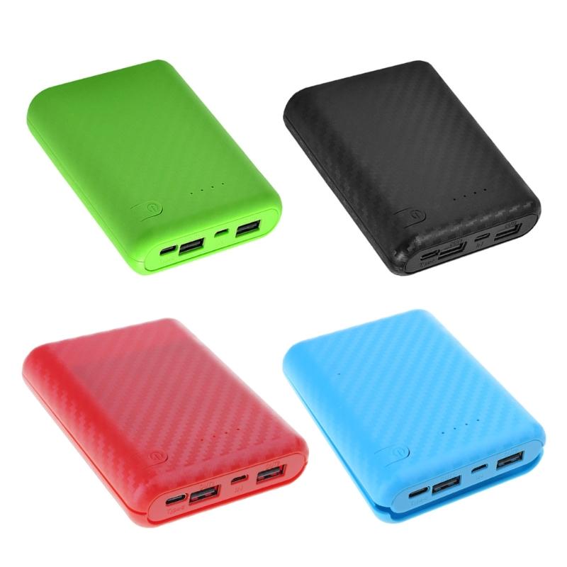 DIY 4x18650 Battery Case Charger Outer Plastic Shells Power Bank Shells Portable External Boxes Without Batteries