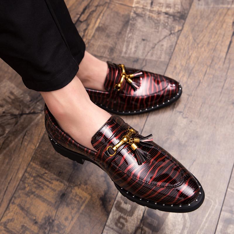 Fashion Men Tassel Loafers Mens Loafers Leather Man Shoes Leather Tassel Mocassin Homme Calzado Hombre Zapatos De Hombre Men Shoes