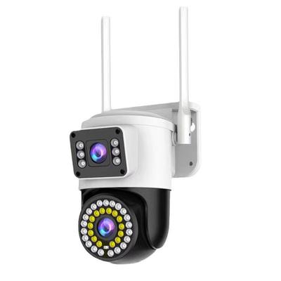Dual Lens 2.4G WiFi Mobile Phone Remote HD Night Vision Outdoor 360° Monitoring Camera