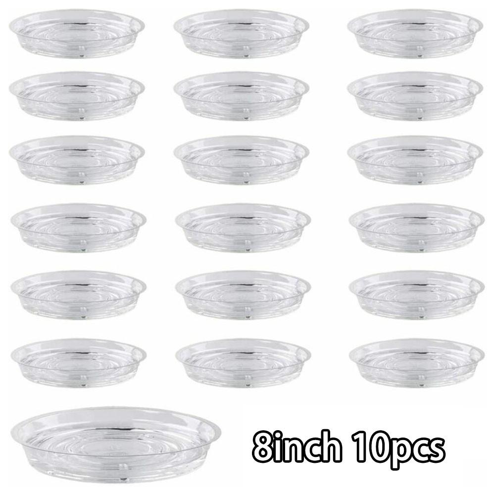 10pcs Flower Pot Mat Garden Plant Round Pot Base Clear Snack High Quality