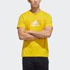 New Adidas T Shirts Unisex Yellow GP1862