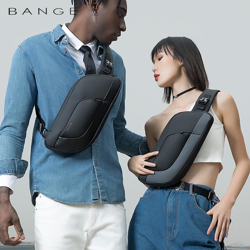 Bange Men Chest Bag New Design Korean Multifunction Waterproof Anti-Stain Big Capacity Travel Portable Crossbody Bag Sling Bags