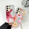 Pink Lily Flower Hard Back Print For Samsung Galaxy S25 Ultra S26 S23 S24 Plus S21 FE S22+ S26+ Shockproof Cover Phone Case Girl