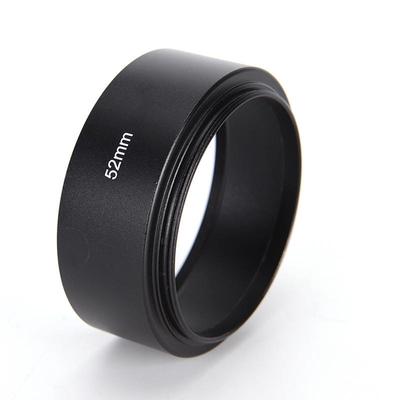 52Mm Metal Alloy Material Long Lens Hood For Canon Nikon Camera