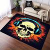 Tappeto Teschio Faccia Sorridente Creativo Divertente per Soggiorno Camera da Letto Corridoio Alfombra Antiscivolo Tappeto Divano Zerbino Decorazione Casa Tapete