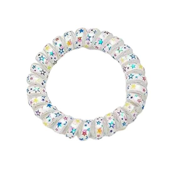 

Повязка на голову с телефонной линией, высокоэластичное кольцо для волос, однотонные резинки для волос, милая супер фея, веревка для волос, головные уборы, аксессуары для волос разноцветный