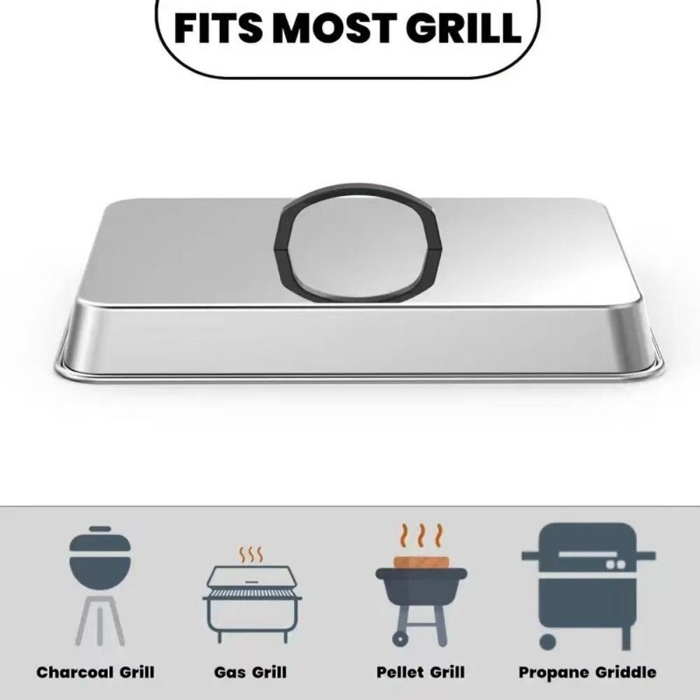 Stainless Steel Restaurant Cuisine Cover S/M/L/XL Rectangular Basting Cover  Cookware Accessories