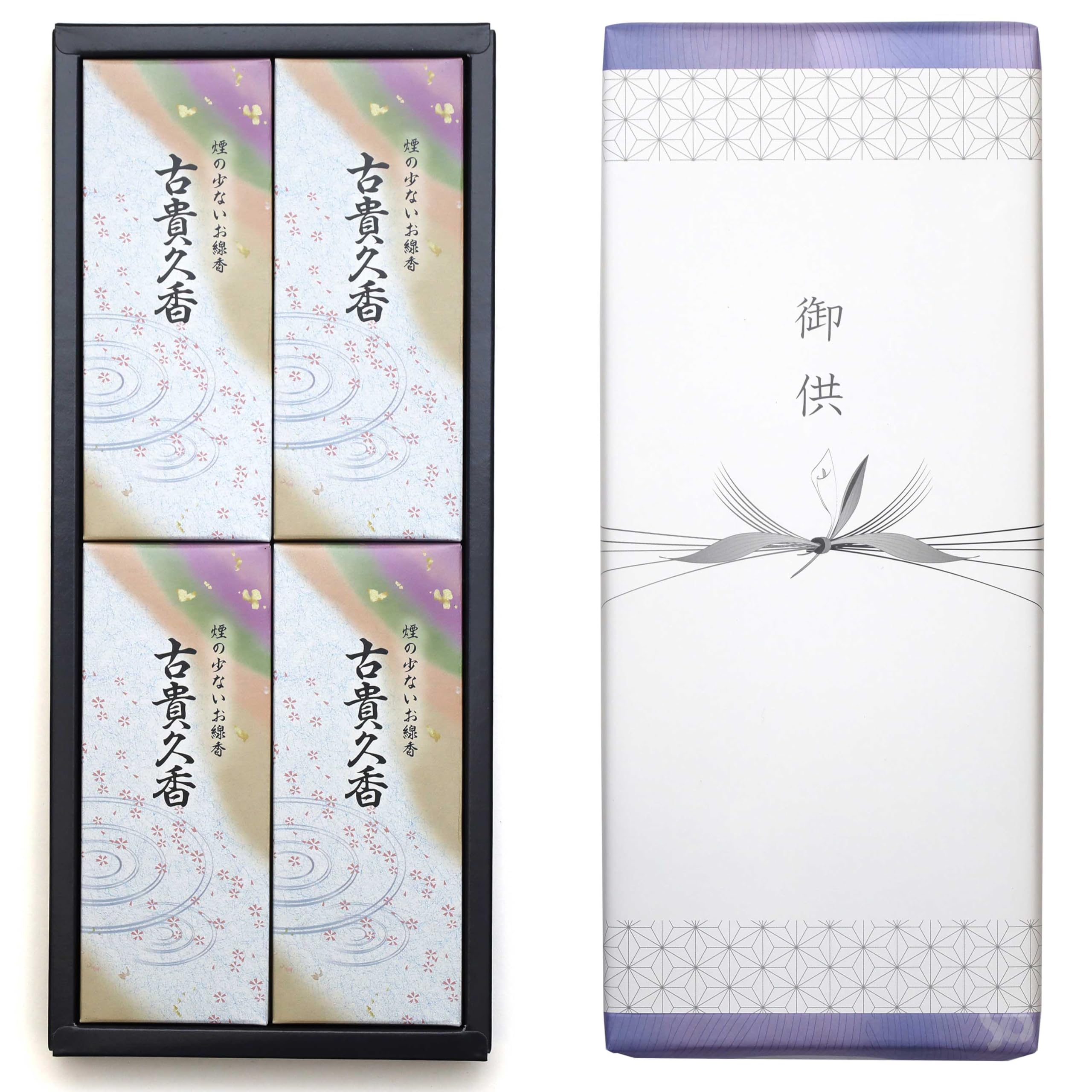 

Sympathy Incense Gifts and Offerings Sandalwood with Outer Made in Low Incense for Buddhist Memorial First and 49th Day [Kokikuko Wrapping] Japan,