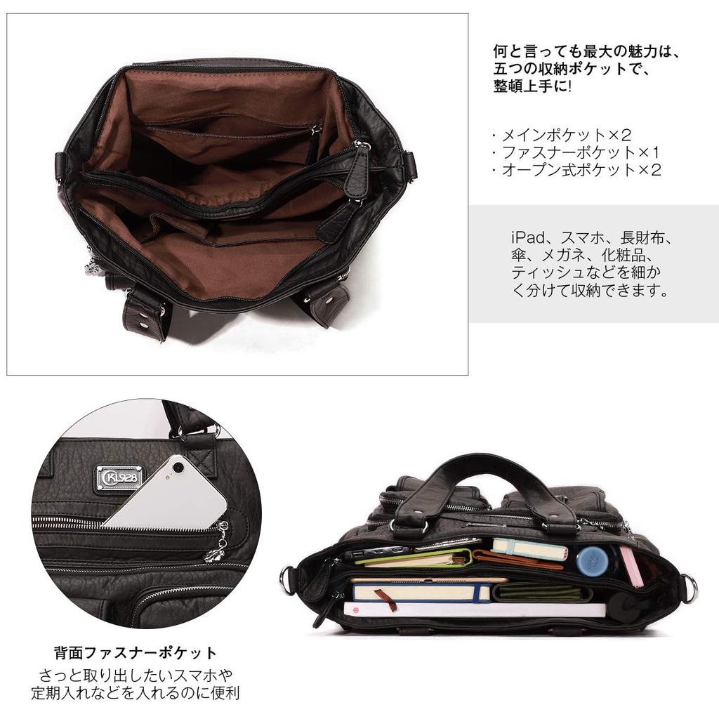 Shoulder Crossbody Tote For Gift [KL928] Women's Bag, Bag, Handbag, Bag, Bag, A4, 3-way, Lightweight, Commuting, School, Travel, Popular, Stylish,
