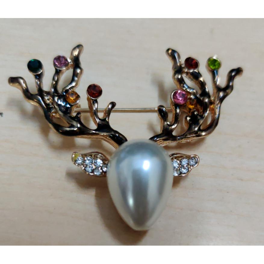 @ Beautiful Deer Brooch Pin For Women Dresses Gown Shawl Wedding Engagement SM104-60% OFF