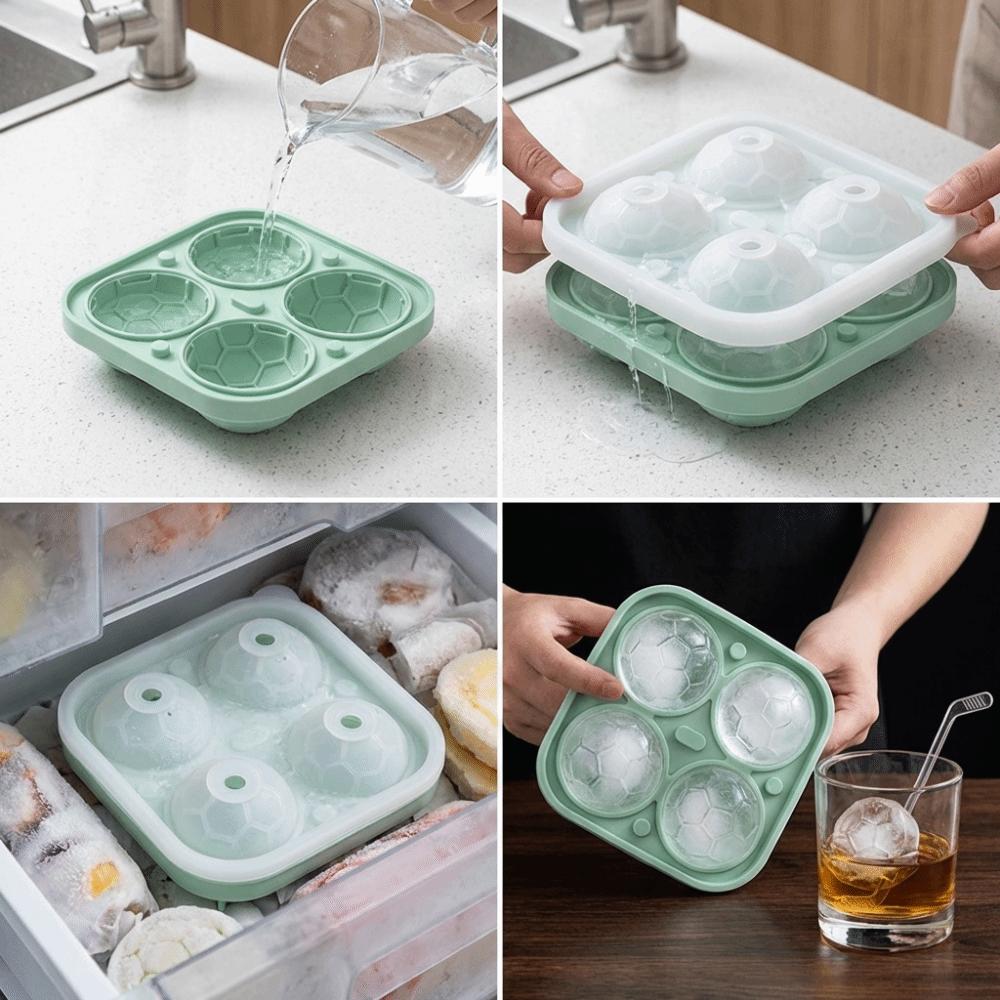 Non-stick Ice Ball Mold Silicone Ice Cube Maker Creative Whiskey Ice Mold Summer