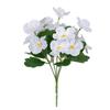 5 Forks Begonia Artificial Flower Multicolor Silk Petals Simulation Flower Bouquet Photo Props Floral Arrangement Faux Flower