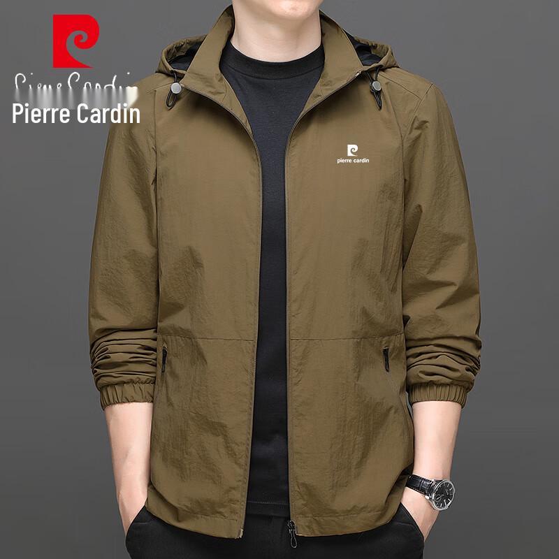 Pierre Cardin Men's Spring Autumn Hooded Jacket