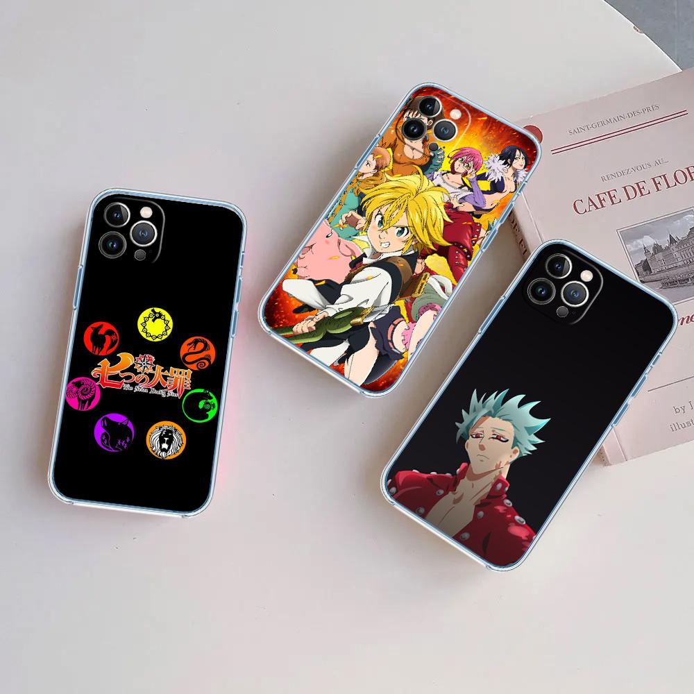 LO85 S-Seven D-Deadly Sin Soft Shell Transparent Phone Case for Motorola Moto G7 G8 G9 G84 G85 G73 G24 G15 Z2 Play Power Plus