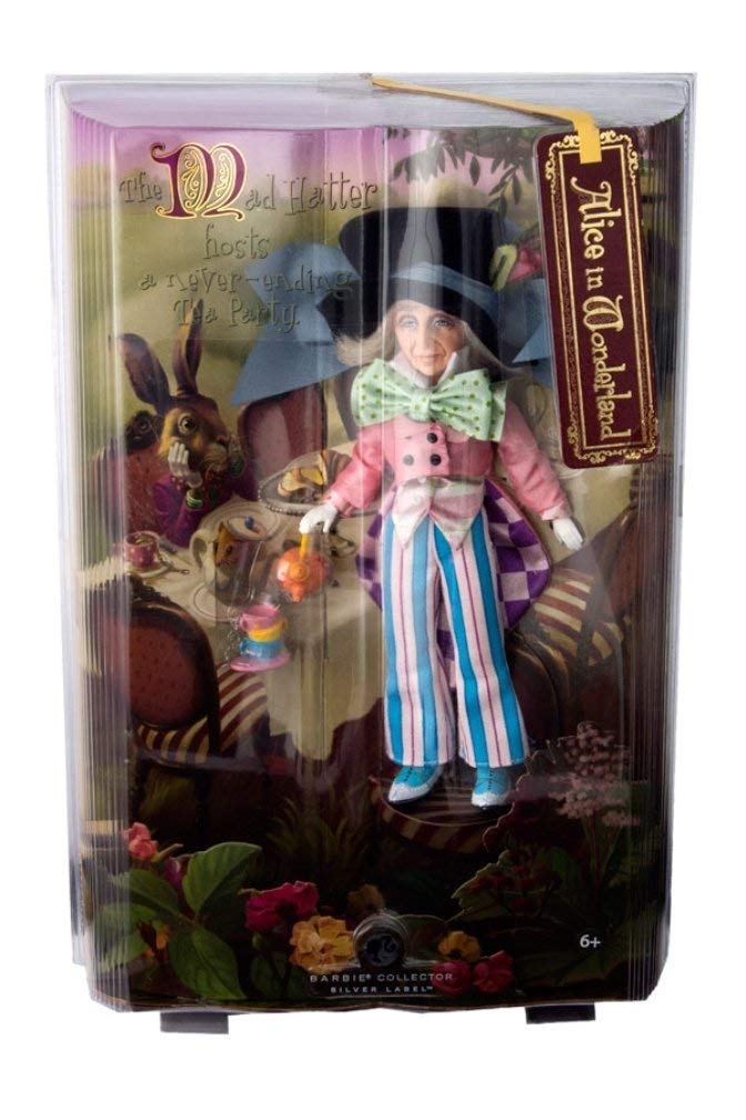 Barbie Collector Pop Culture Collection 2007 SILVER LABEL Alice In Wonderland MAD HATTER Doll - -