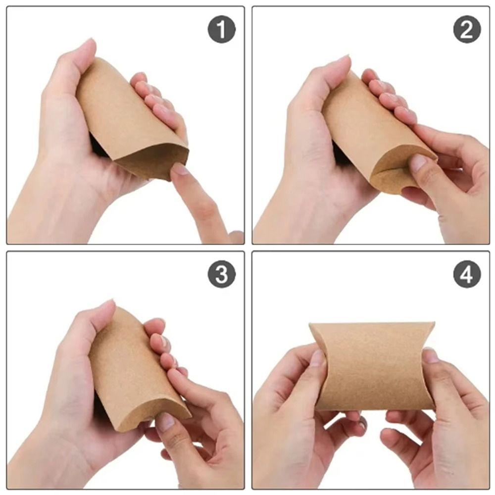 10 Peças Design de Lua Crescente Embalagem de Presentes de Ramadã Sacola de Doces Eid Mubarak Festa Muçulmana Islâmica