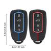 Silikon Araç Anahtar Kılıfı Kılıf Anahtarlık Chery Tiggo 7 8 Pro Max Omoda 5 C5 S5 O5 Jaecoo J7 J8 Aksesuarları Siyah