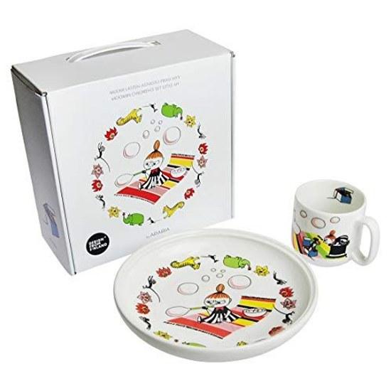 Arabia childrens dish set Chibi no Mii mug plate Moomin