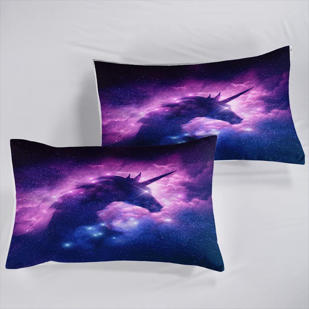 Unicorn Pattern Mattress Three-Piece Digital Printing Bedding Mattress Three-Piece Set Children And Adults