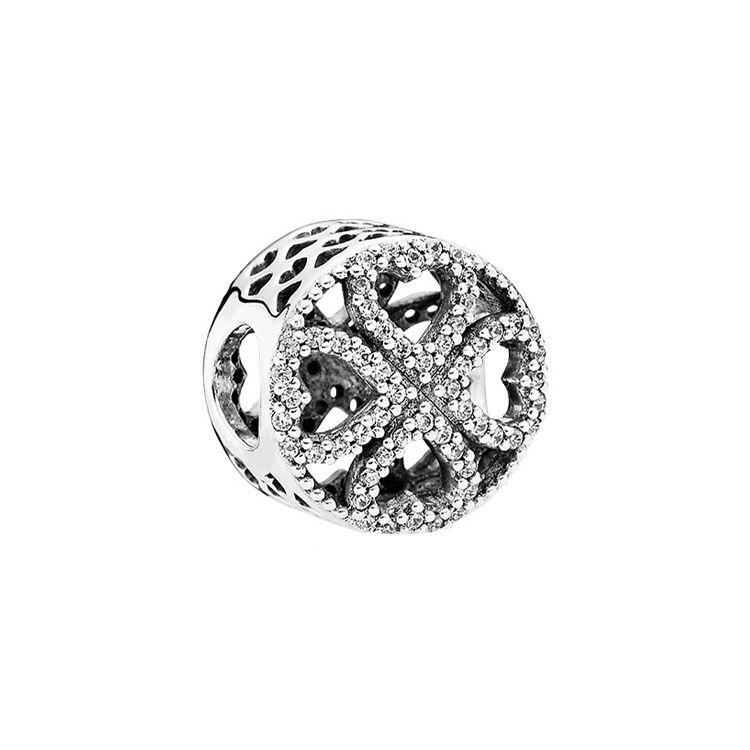 Pandora Love Petal Pendant Women pendant 791808CZ Silver