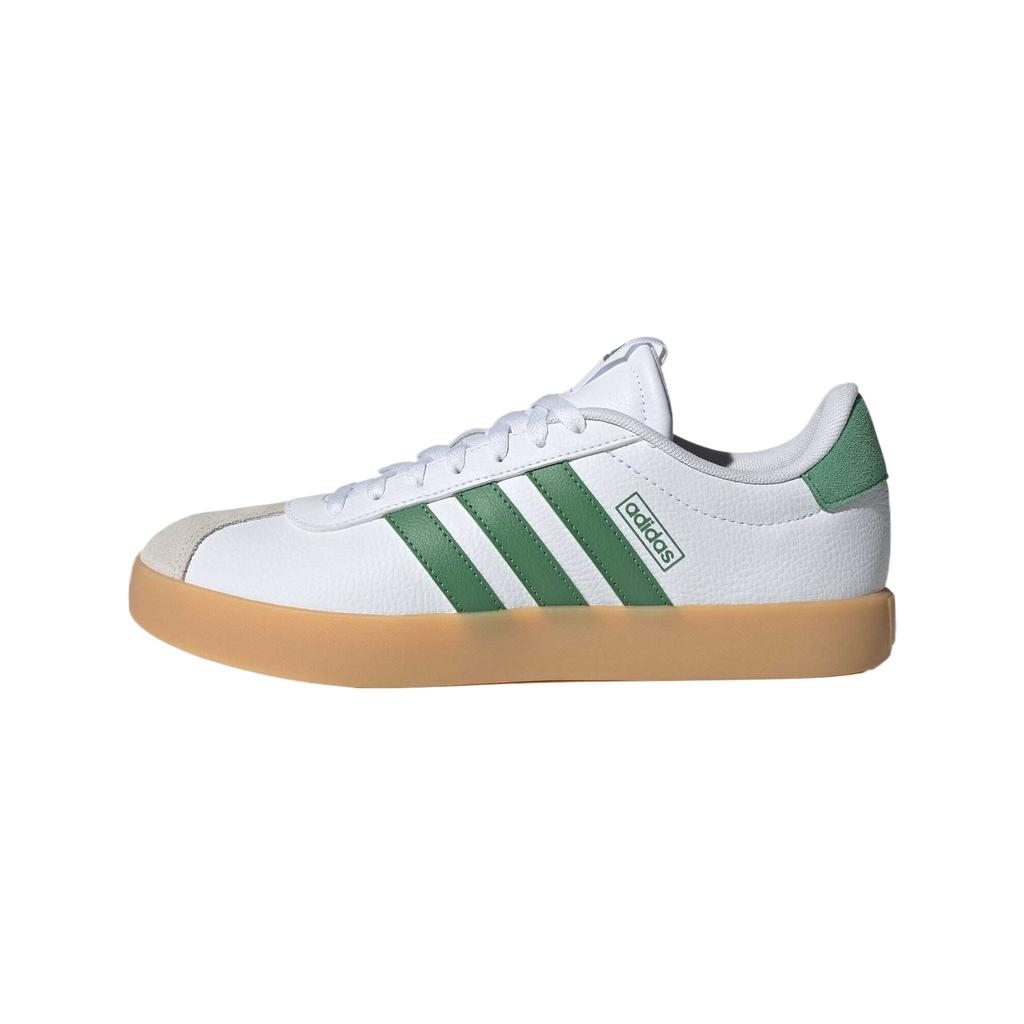 Adidas Vl Court 3.0 Comfortable Versatile Fashion Trendy Low-Top Skate Shoes Unisex Sneakers White Green KI0563
