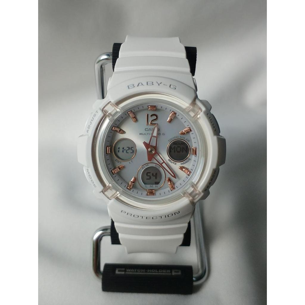 Used CASIO BGA-2800 BABY-G Ana-Digi Baby G Watch White