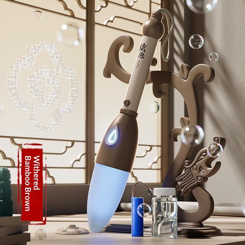 Eco-friendly Automatic Bubble Writing Pen 1Pcs Handheld Calligraphy Brush for Adults Kids Art Creation Use
