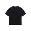 Li-Ning Sport Fashion Series Round Neck Logo Print Short Sleeve T-Shirt Women Tops Black AHSR966-5
