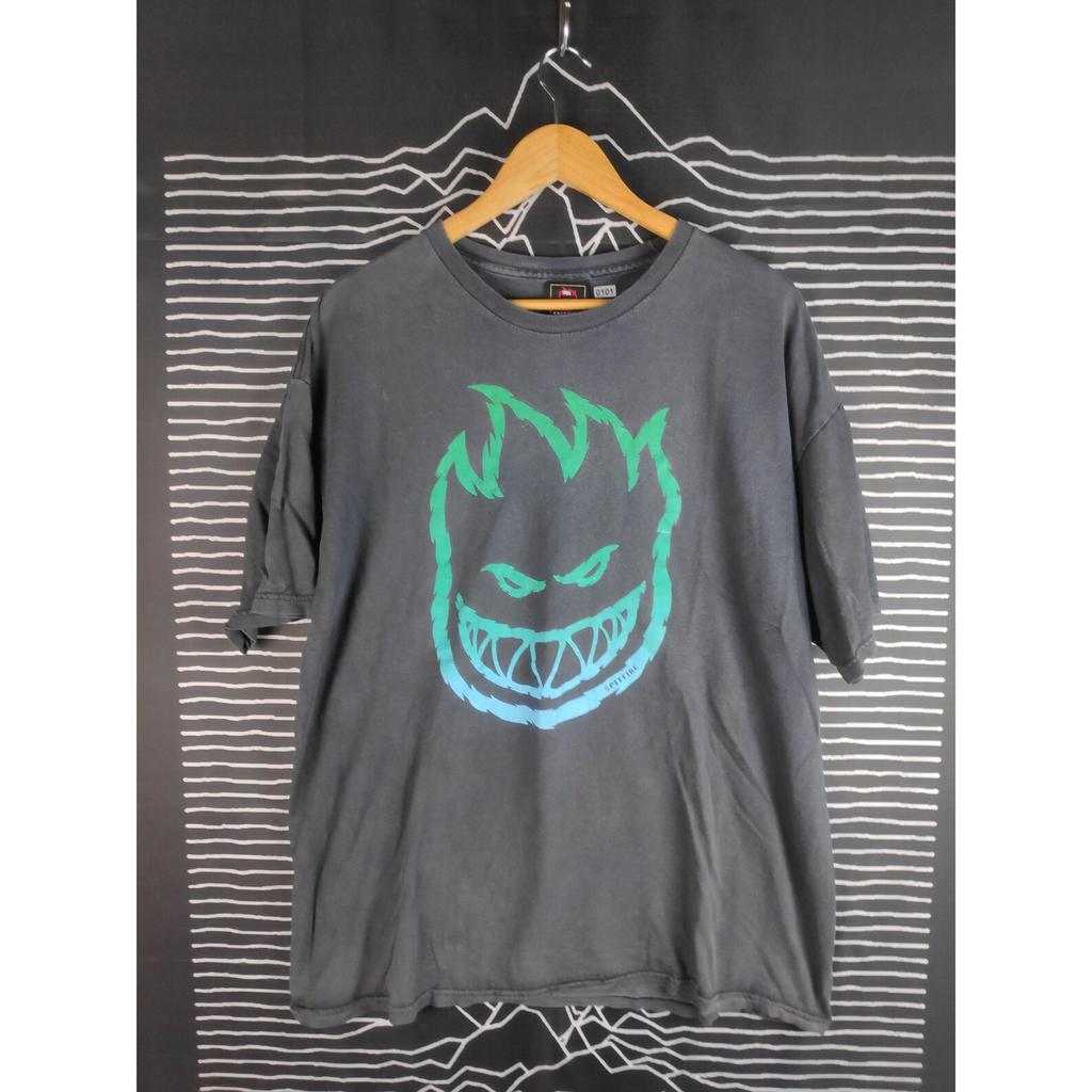 Vtg Spitfire Flame Skateboards Logo Skate Tee