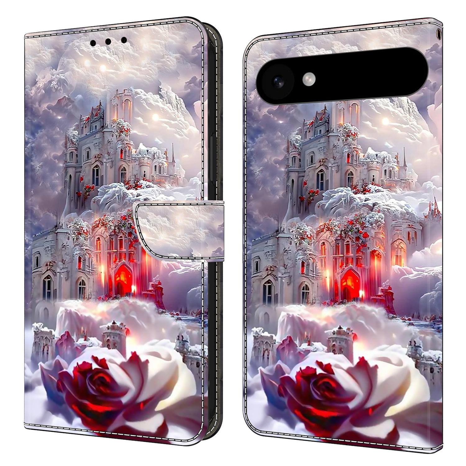 

For iPhone 17 Air Case Wallet Stand Pattern Printing PU Leather Flip Phone Cover Castle