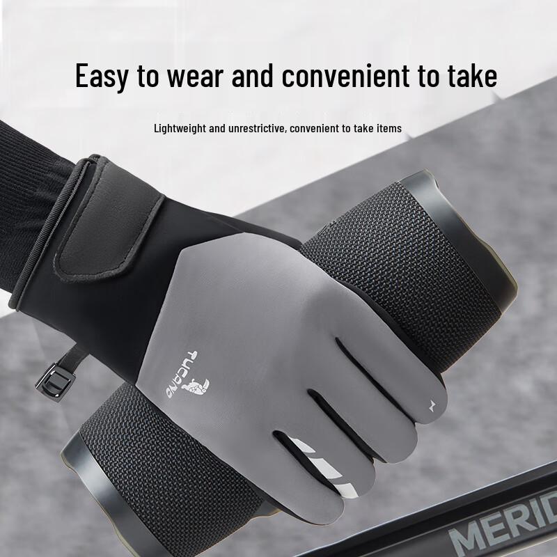 Woodpecker Men's Winter Thermal Cycling & Outdoor Touchscreen Gloves