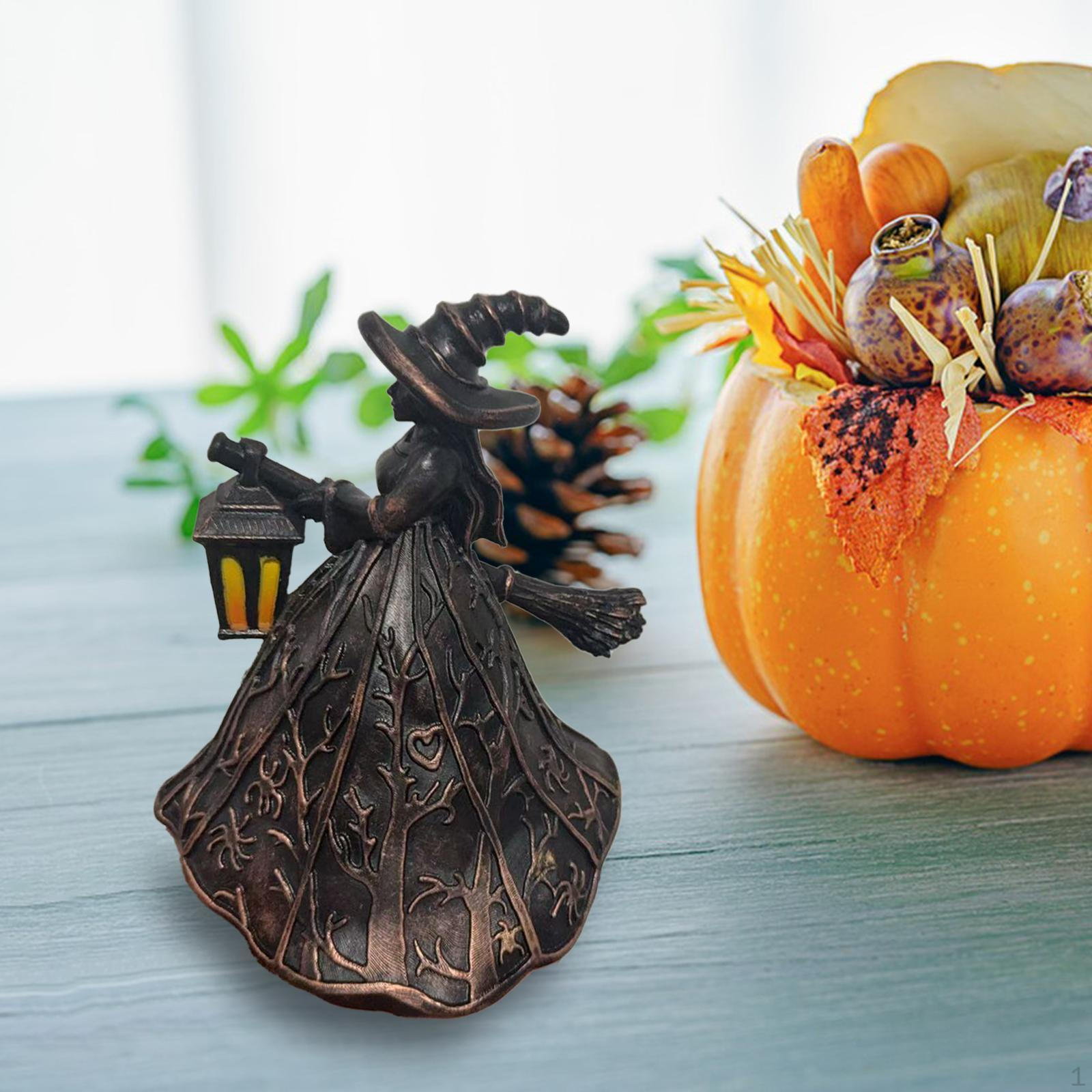 

Хэллоуин Ведьма Лампа Забавная Светящаяся в Темноте Статуэтка для Домашней Вечеринки в Помещении