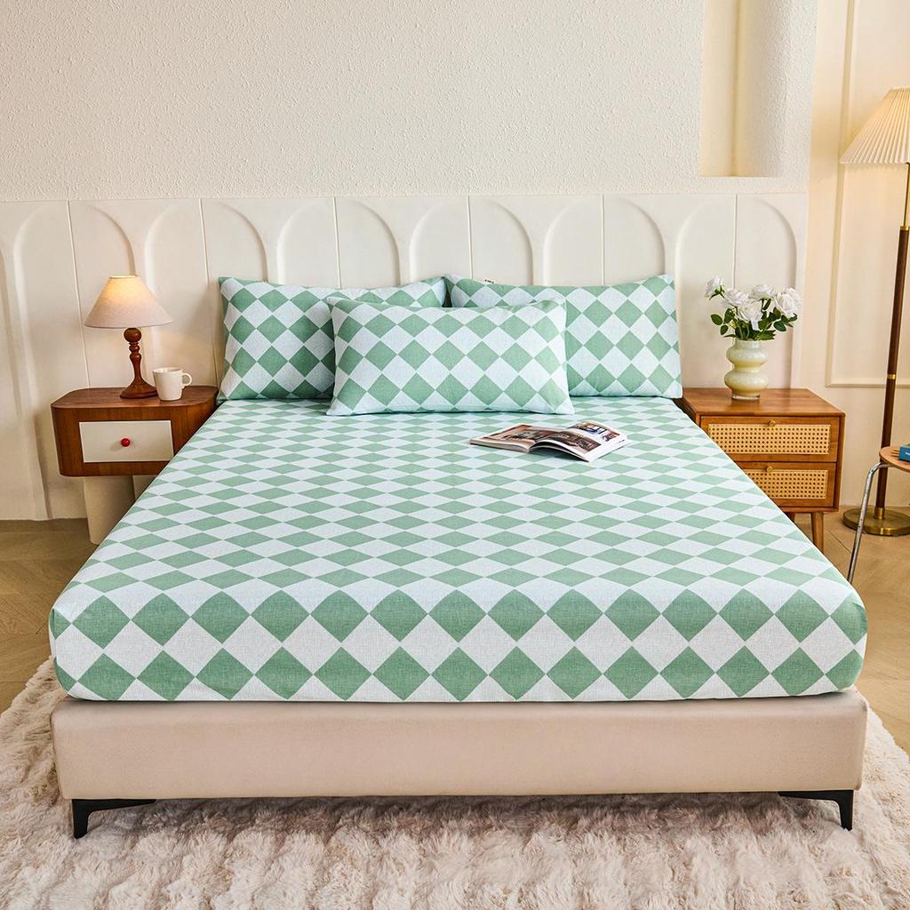 Cooling Summer Fitted Sheet: Thickened, Non-slip, Skin-friendly, Fully Enclosed, Washable Mat