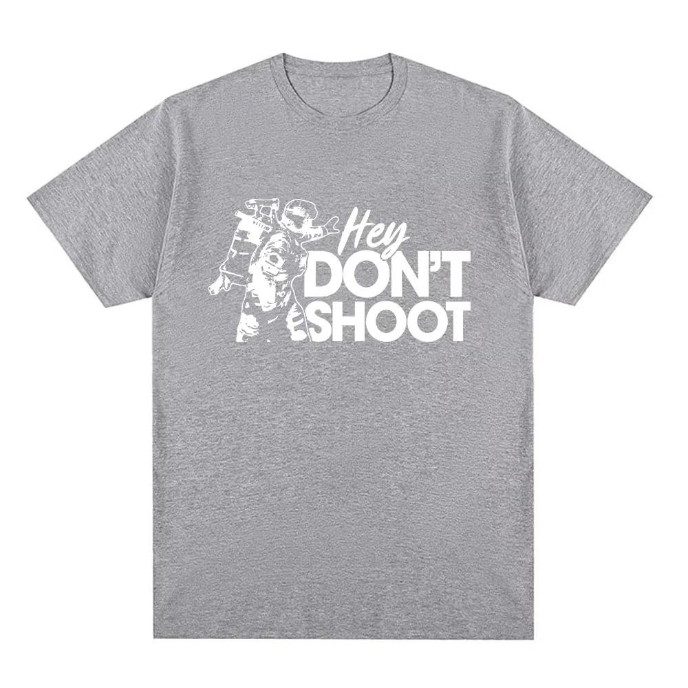 Dont Shoot Game Arc Raiders Peripherieartikel Print T-Shirt Herren Damen Mode Baumwolle Highstreet Sommer Neues T-Shirt Übergroß Lässige Oberteile