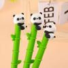 Lovely School Panda Bamboo Gel Pen Student Soft Glue Cute Study Kawai Stationery High Looking Exam Question Creative Signature