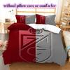 Granada CF football Pattern Bedding,Quilt Set Quilt Cover Pillowcase Home Birthday Gift (1*duvet cover+2*pillowcase,without core)