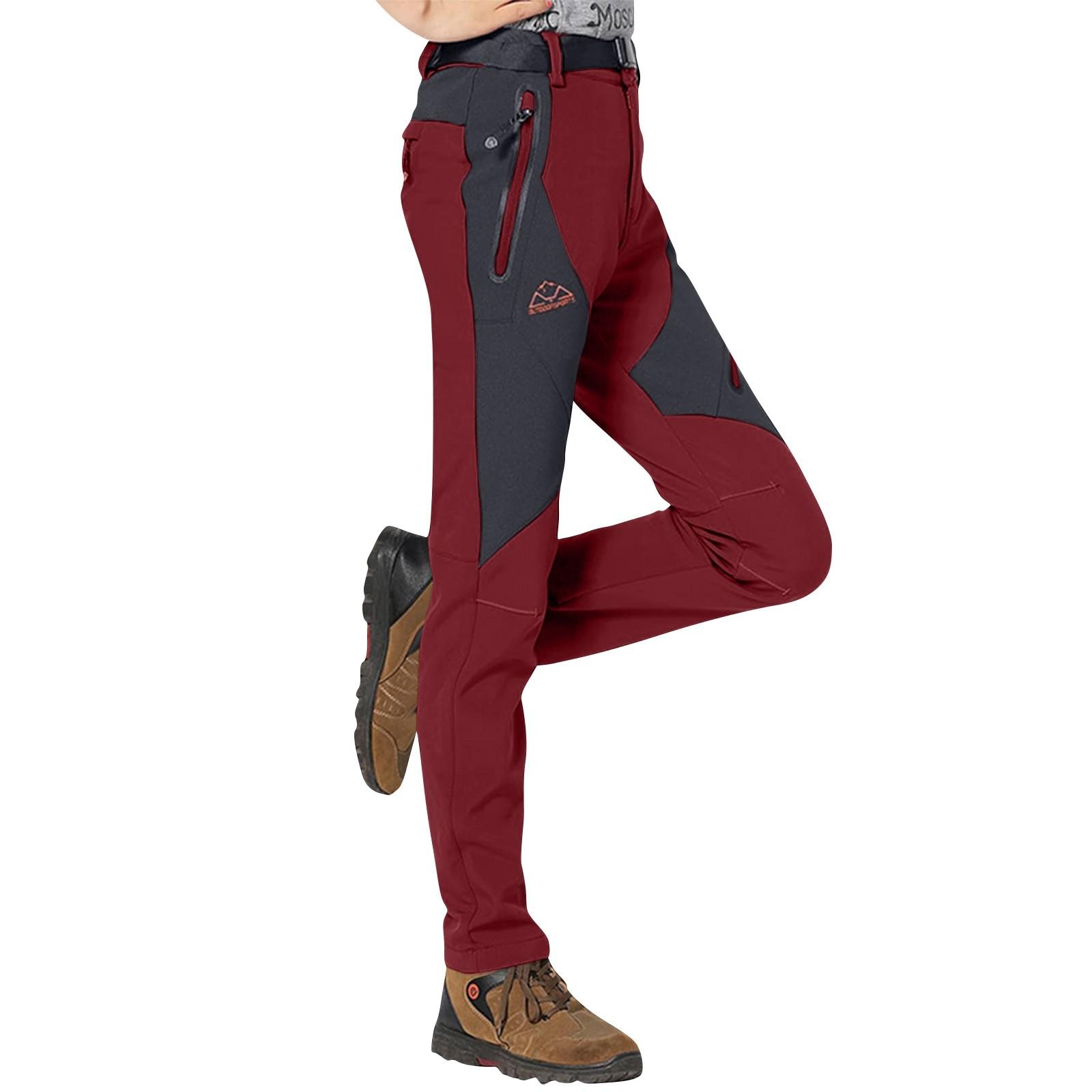 

Женские водонепроницаемые дышащие дождевые штаны плюшевые ветровки женские брюки XL