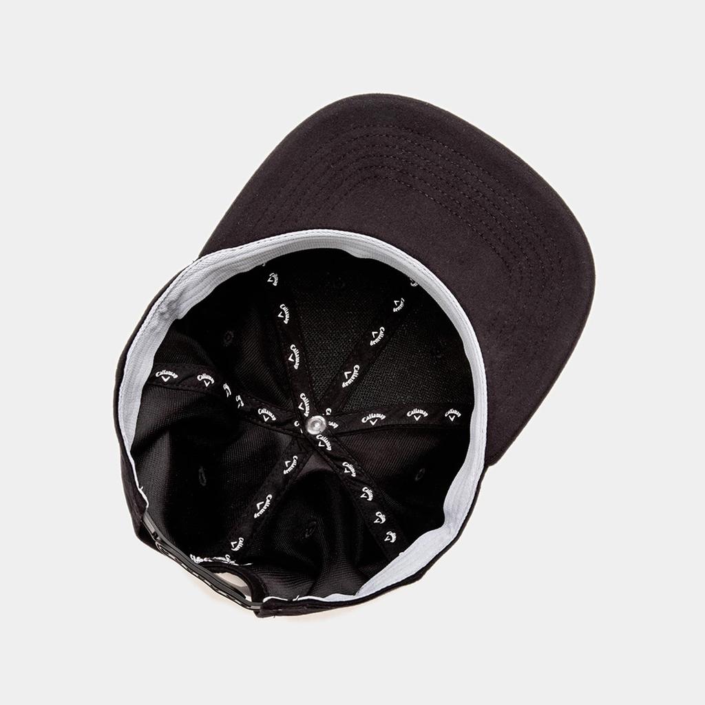 [Callaway] Women's Flat Cap (Logo Print Pattern, Size Adjustable)  Golf Hat  C23291208 1010Black FR