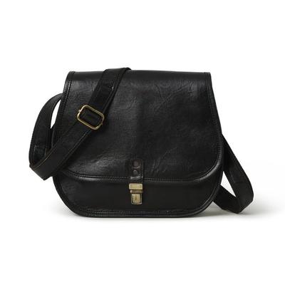 Black Crossbody Leather   Bag