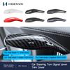 Heenvn ABS Car Steering Turn Signal Lever Trim Cover For Tesla Model 3 Highland Model Y Juniper Model YL 2025 2026 Auto Interior