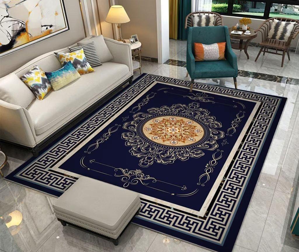 

Роскошные ковры для гостиной, европейский ковер для украшения дома, ковер для дивана, кресла, ковер для спальни, мягкий противоскользящий коврик для пола 60x90cm door mat