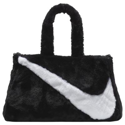 Nike Abbigliamento sportivo Borsa tote 10L in ecopelliccia Nera Casual FB3050-010