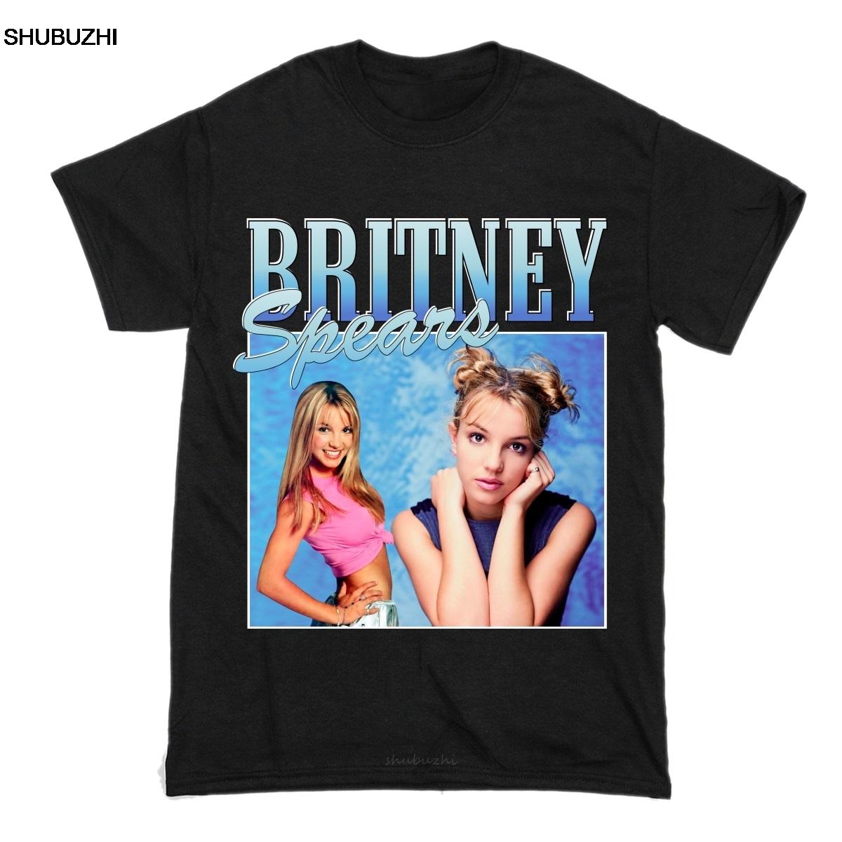 Britney Spears beautiful photo Mens Black Tshirt hipster cotton casual tshirt men harajuku short sleeve tops tee S3XL S