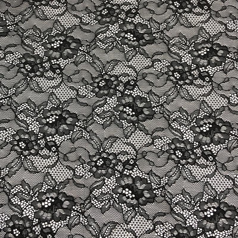 

Новая высококачественная кружевная ткань из нейлона и спандекса с крупным цветочным узором для нижнего белья, юбок, платков и детской одежды.